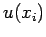 $u(x_i)$